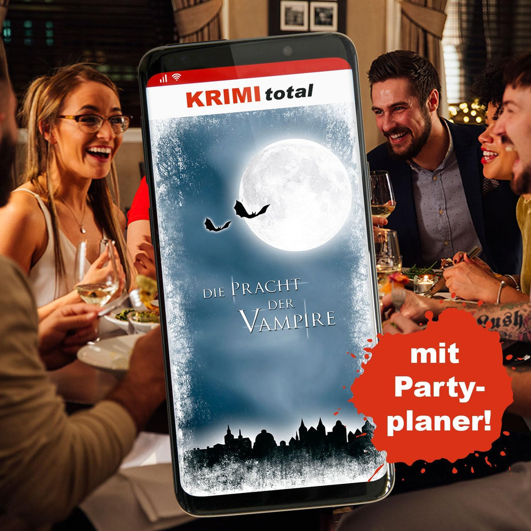 Die Pracht der Vampire | Krimidinner für zu Hause | 8-9 Personen | Vampire