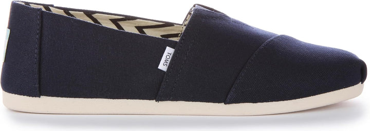 TOMS Herren Alpargata aus Recycelter Baumwolle Flache Slipper 39 EU Navy, 39 EU Navy