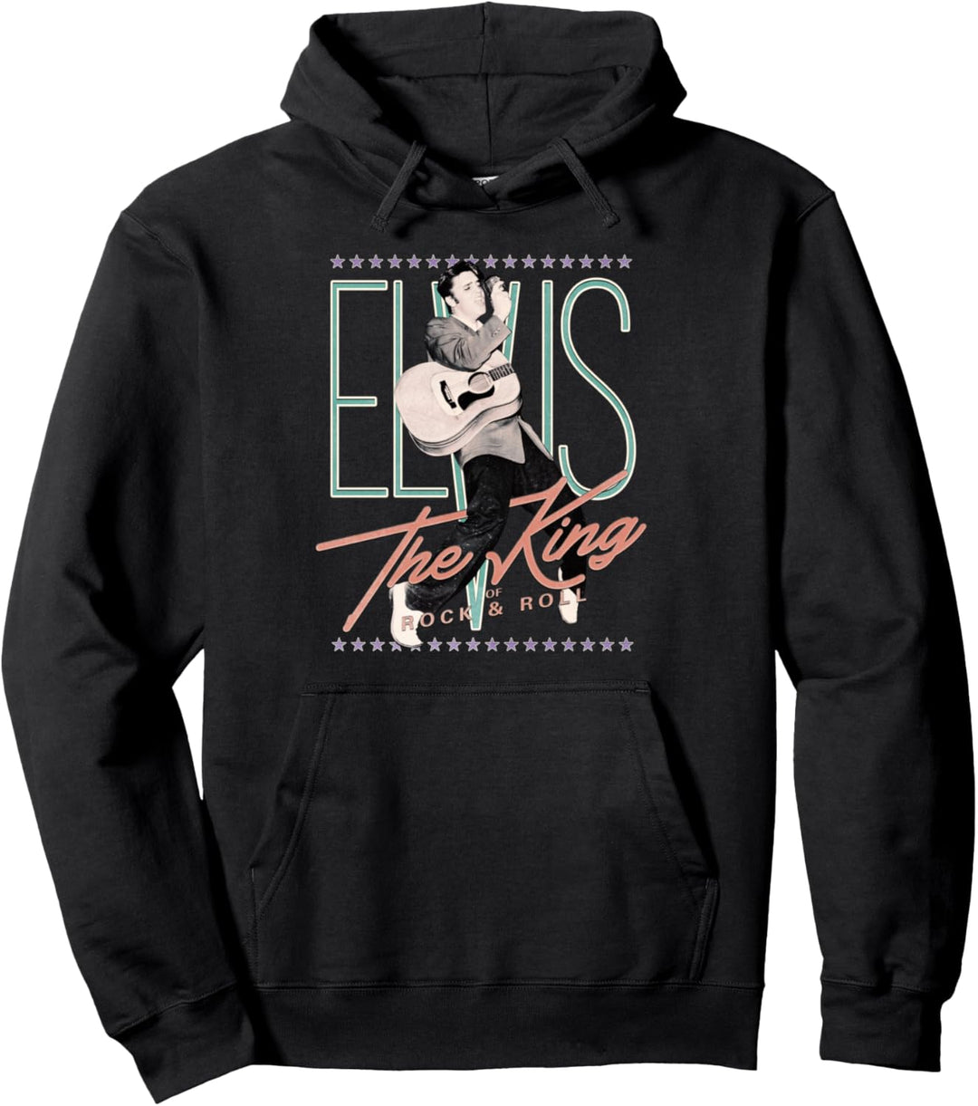 Elvis Presley Offizielles Vintage-Design Pullover Hoodie