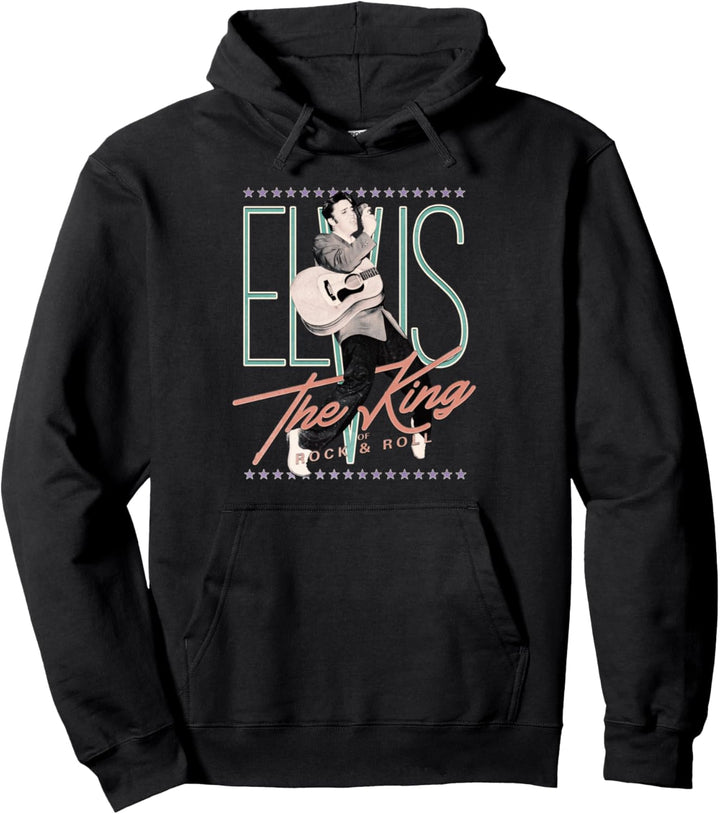 Elvis Presley Offizielles Vintage-Design Pullover Hoodie
