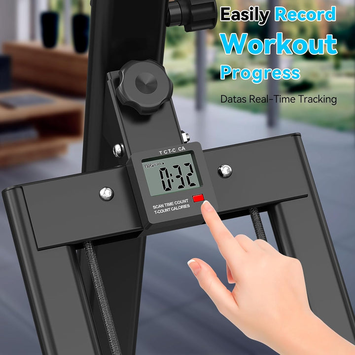 Treppensteiger für Zuhause, Treppensteiger, faltbar, grosses Pedal, vertikale Klettermaschine für Ga