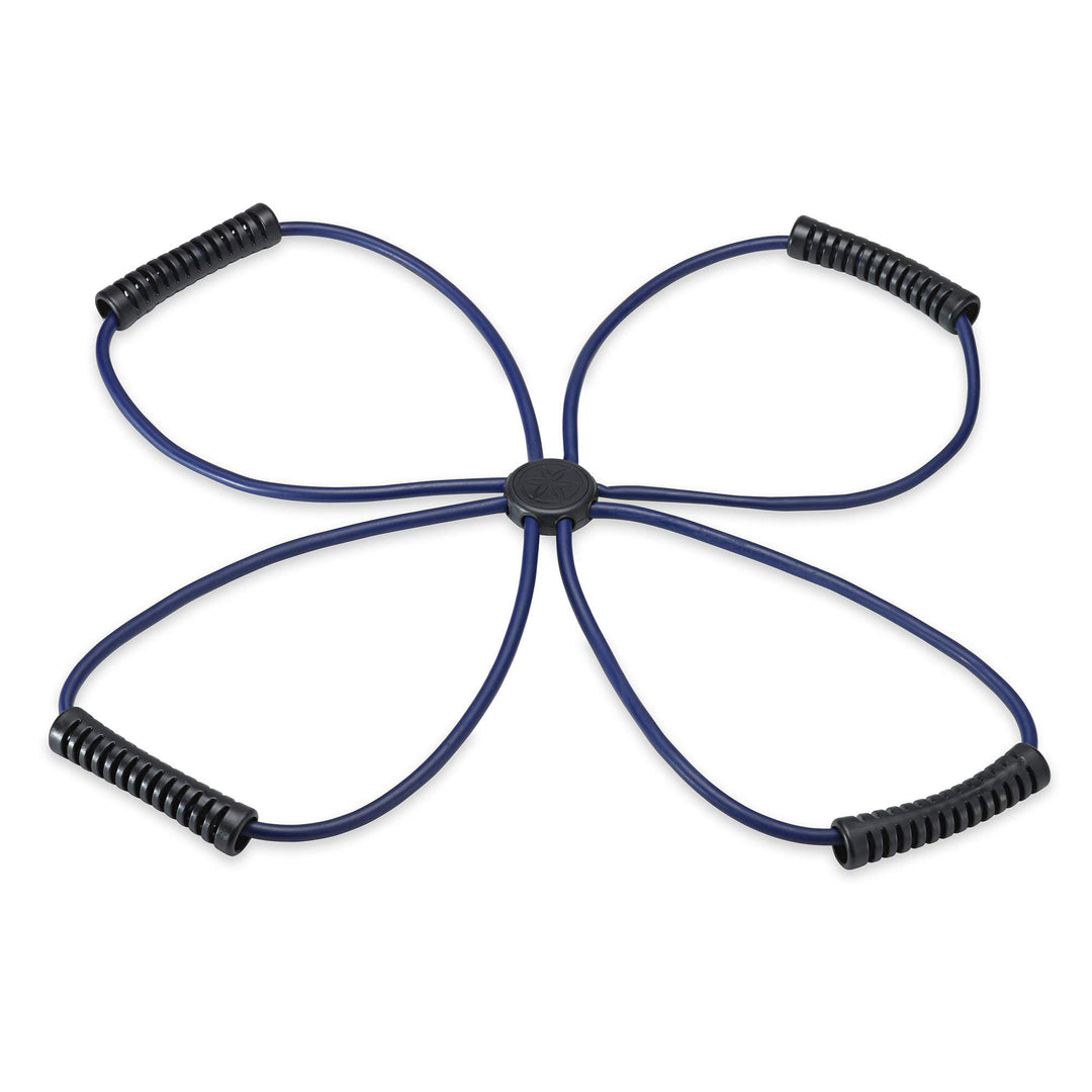 Gaiam Damen Pilatesgeräte Pilates Coreplus Reformer Cord Kit, schwarz-schwarz, Standard