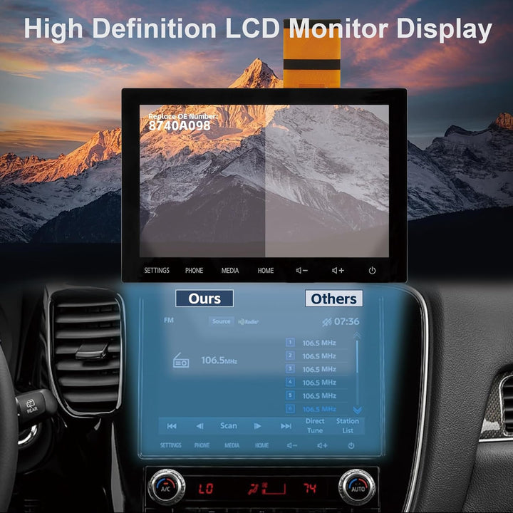 8 Zoll Touchscreen für Mitsubishi Outlander 2019 2020 2021 2022 Digitizer Bildschirm Autoradio NAV 8