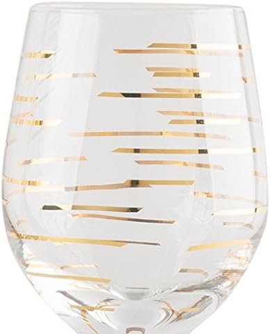 MIKASA Weingläser, Gold, 4 Stück (1er Pack), 6 Weissweingläser Gold, Weissweingläser Gold
