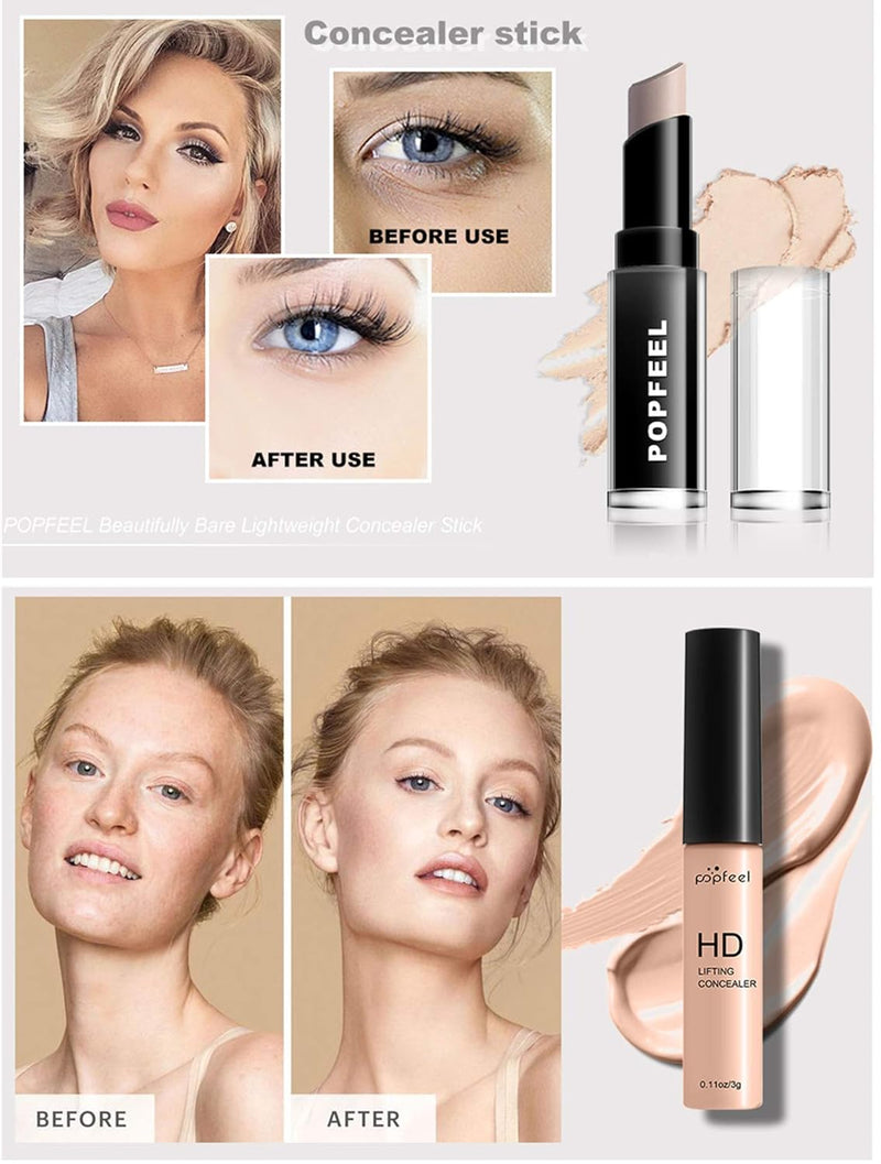 20St Schminkkasten Make-Up Set, Professionelles Kosmetische Schmink Set mit Lidschatten Lippengloss