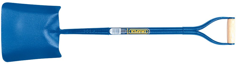 Draper 64327 Ganzstahl-Schaufel mit quadratischem Schaufelblatt Quadratischer Mund, Quadratischer Mu