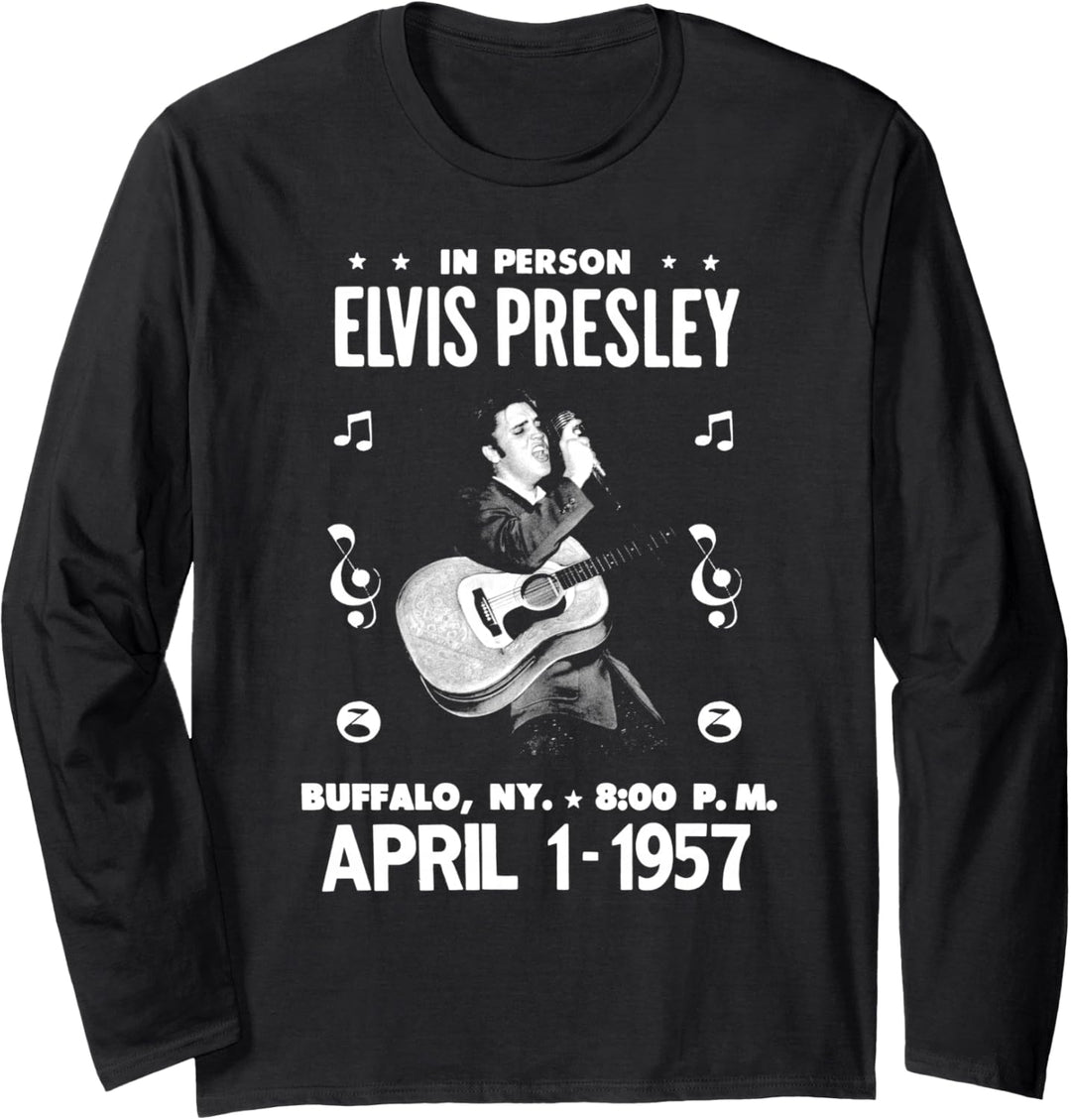 Elvis Presley Official Gig Poster Langarmshirt