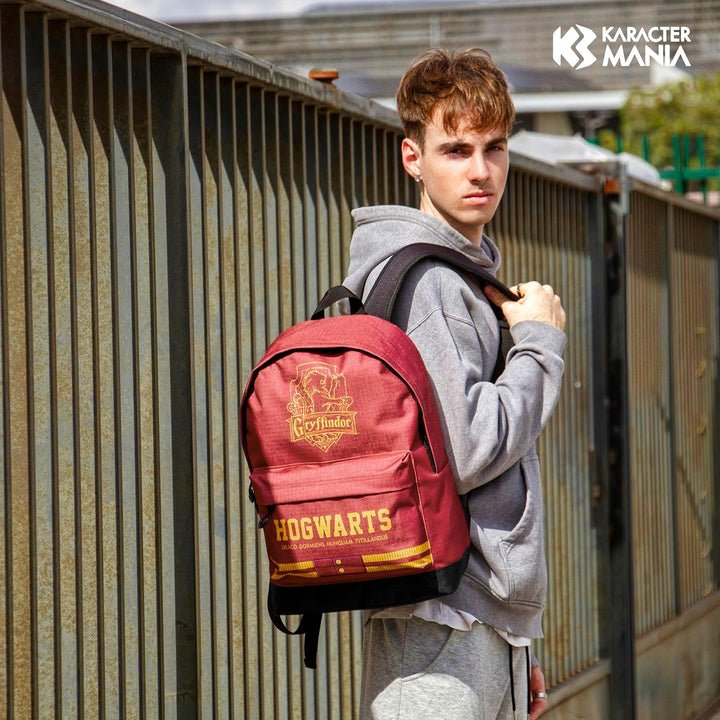 Harry Potter Gryffindor-FAN HS Rucksack, Weinrote