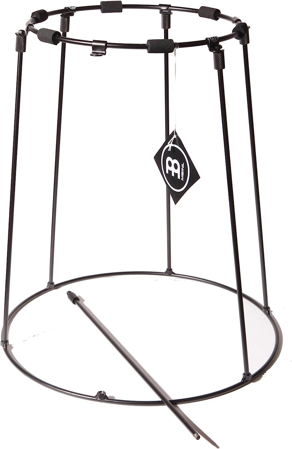 Meinl Percussion STDJST-BK Travel Djembe Stand (zerlegbar), schwarz