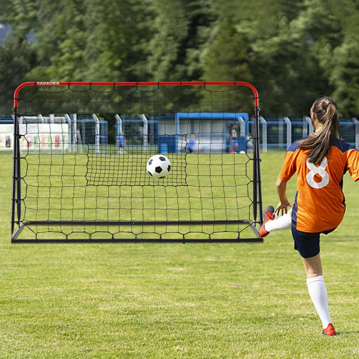 KAIHAOWIN Rebounder für Fussball 120 ×180 cm|120 ×120 cm，Fussball Rebounder Metall mit Verstellbarem