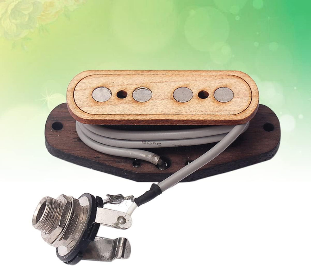 BESTonZON Schallloch-Tonabnehmer Music Accessories Box Guitar Pickup -String Guitar Pickup Magnet Pi
