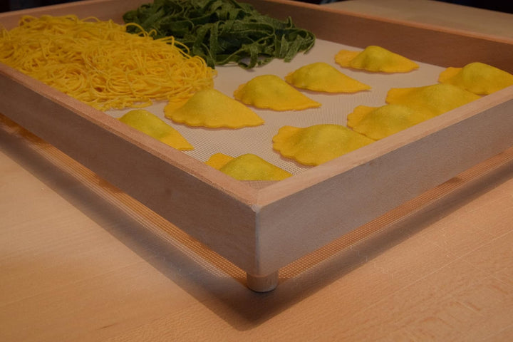 ELETTRO CENTER Art.368 Tablett trocknet Pasta, Holz, Beige