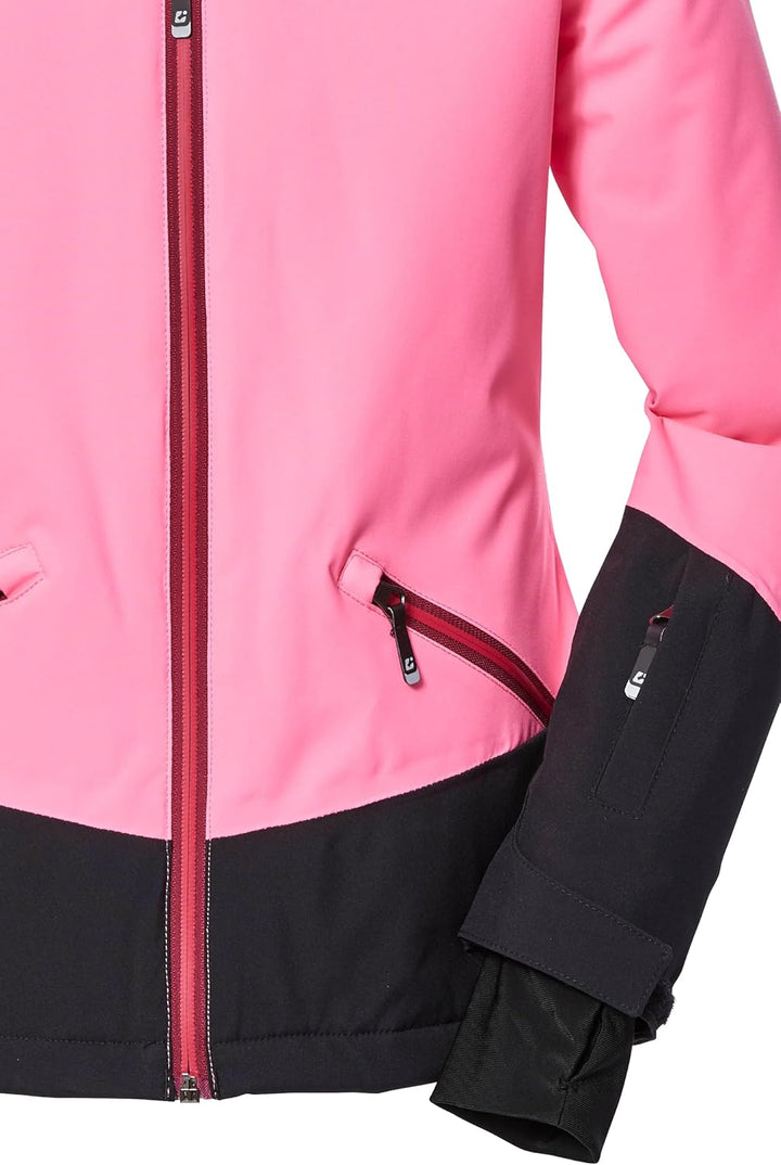 Killtec Mädchen Ksw 151 Grls Ski Jckt Skijacke wasserdicht/Funktionsjacke mit Kapuze und Schneefang