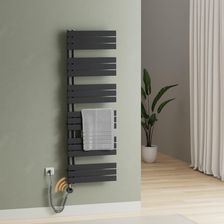 S'AFIELINA Smart WiFi Badheizkörper elektrisch 1599×600mm – Elektrischer Handtuchheizkörper mit Ther
