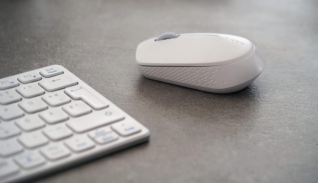 Rapoo 9600M kabelloses Tastatur-Maus Set Wireless Deskset 1300 DPI Sensor wiederaufladbarer Akku fla