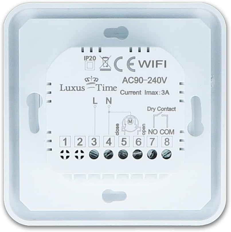 Luxus-Time WLAN Raumthermostat WiFi Heizungsthermostat Fussbodenheizung mit Rahmen Anderer Herstelle