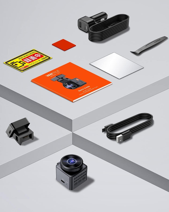 VANTRUE E1 lite Mini Dashcam WiFi vorne 1080P/30fps mit Sprachsteuerung, 1,54'' LCD Versteckte Dash