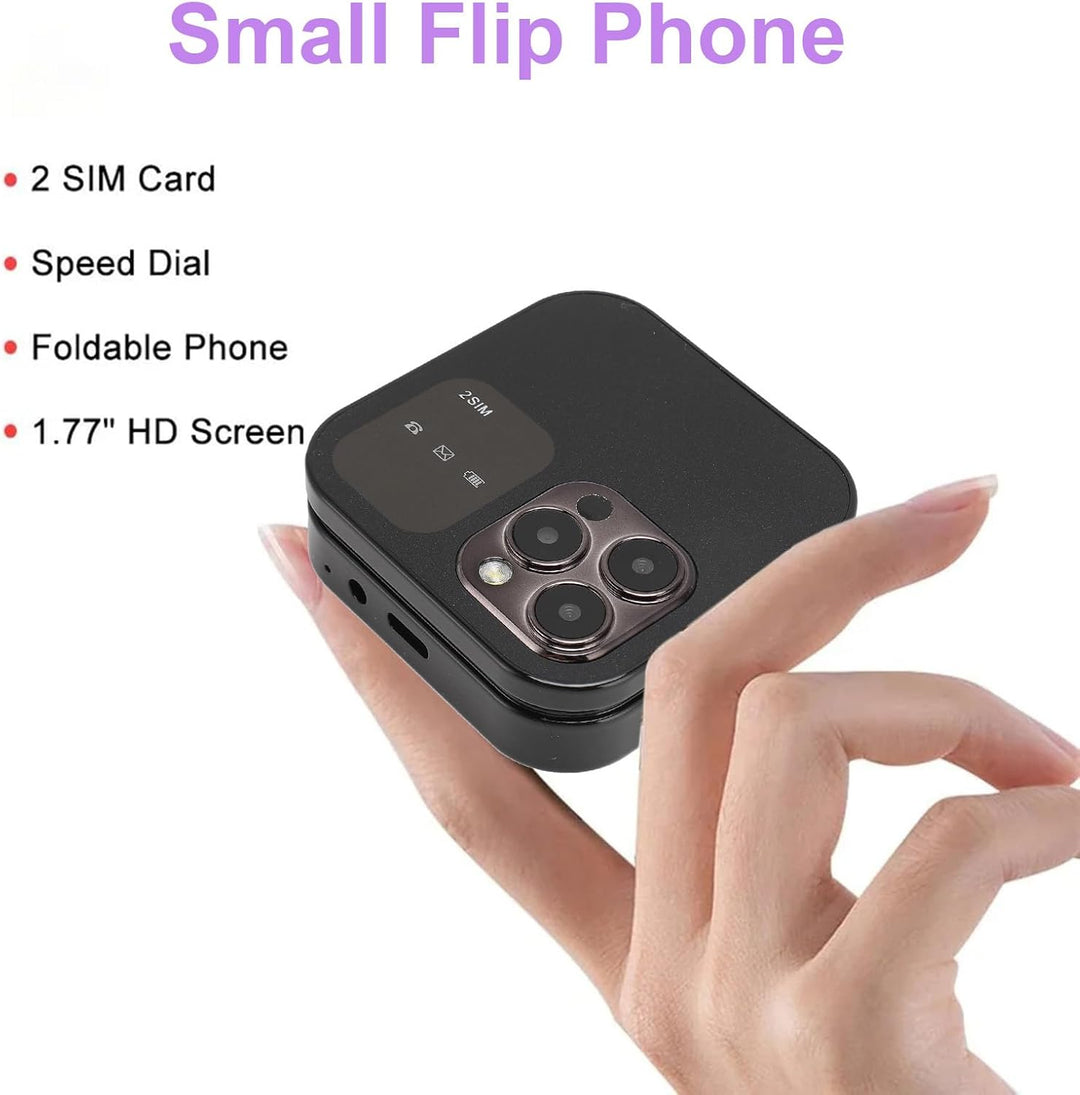 SOYES I16pro 2G Entsperrtes Klapphandy, Dual-SIM-Klapphandy mit Grossen Tasten für Senioren und Kind