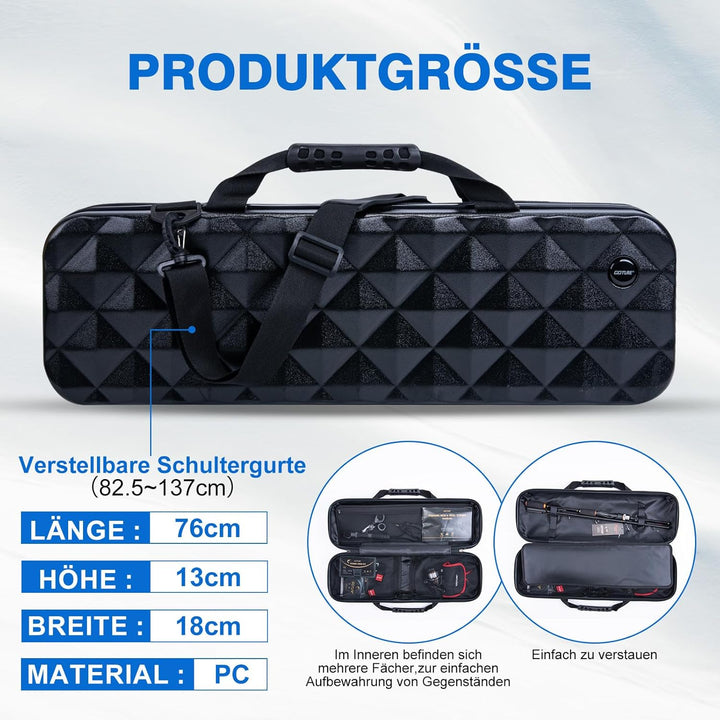 Goture Spinnrute Komplettset 1,98m/2,1m/2,4m/2,7m | 7-35g | 24T Hochmodul-Kohlefaser | Keramikringe