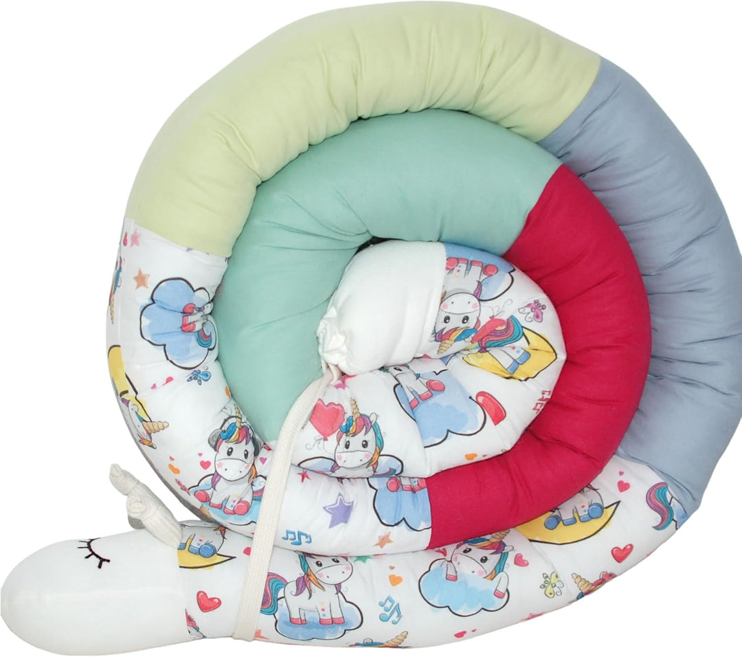 Generisch Bettschnecke/Bettschlange XXL (Motiv Fuchs Tierchen) 250cm ** personalisierbar** Seitensch