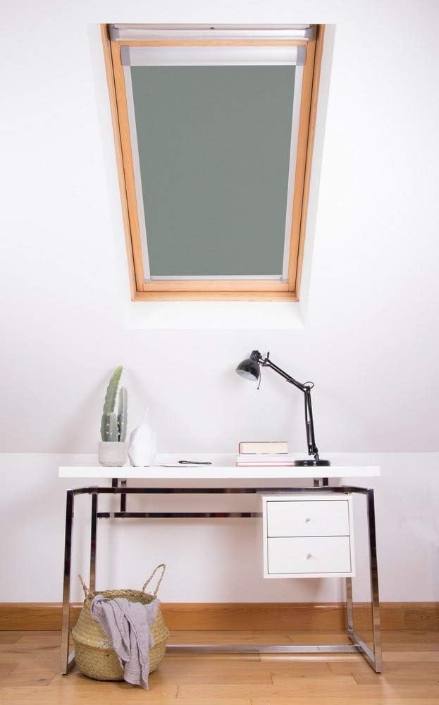 Bloc Skylight Rollo für Velux Dachfenster Blockout, Zinn, C02 C02 Für Velux Dachfenster Pewter, C02