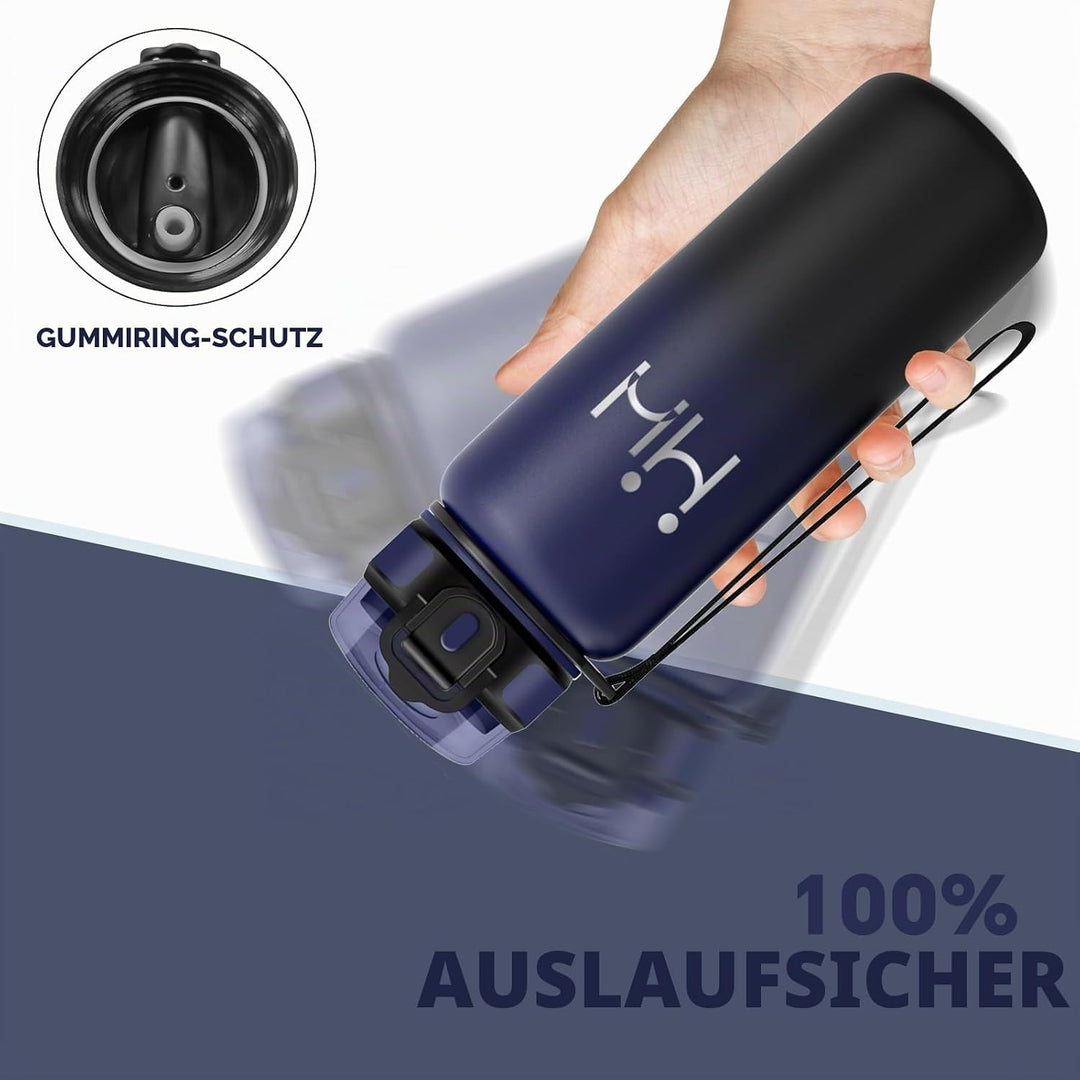 Trinkflasche Edelstahl - Auslaufsichere Trinkflasche - Thermobecher 750ml - Leicht zu Reinigen - Iso