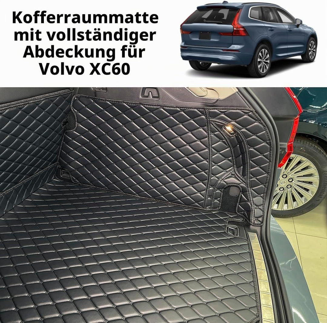 Kofferraumwanne kompatibel mit Volvo XC-60 (XC60) 2017-2025 Kofferraummatte Kofferraum schutzmatte