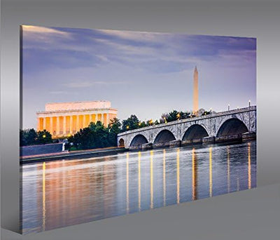 islandburner Bild Bilder auf Leinwand Washington DC 1p XXL Poster Leinwandbild Wandbild Dekoartikel