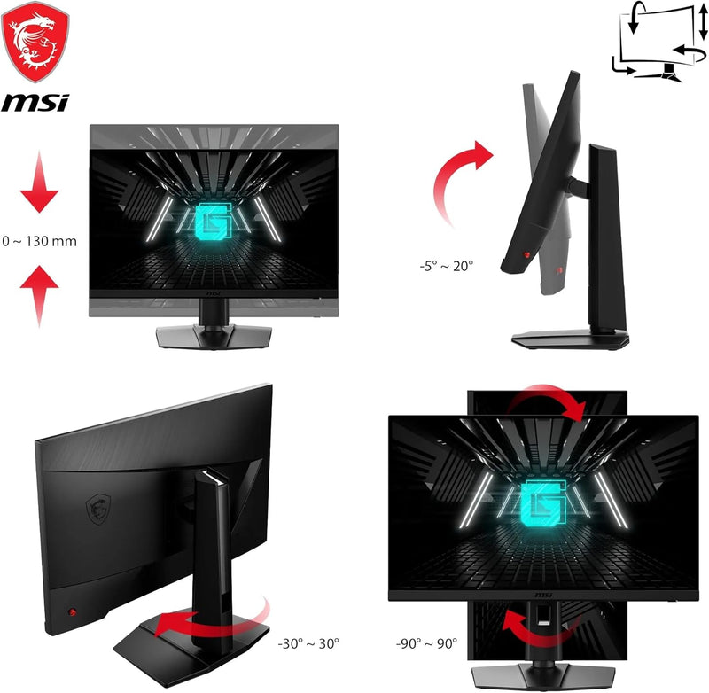 MSI G272QPFDE E2 27 Zoll Gaming Monitor, WQHD (2560x1440), 180 Hz, 1ms, Rapid IPS Panel, HDR Ready,