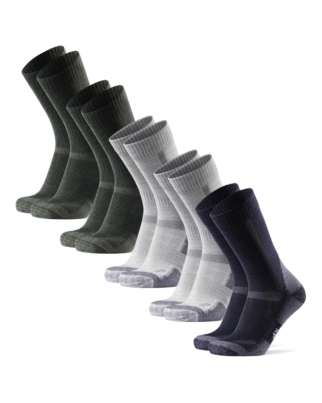DANISH ENDURANCE Merino Wandersocken, Wollsocken, Merino Socken, Trekkingsocken, Atmungsaktiv & Star