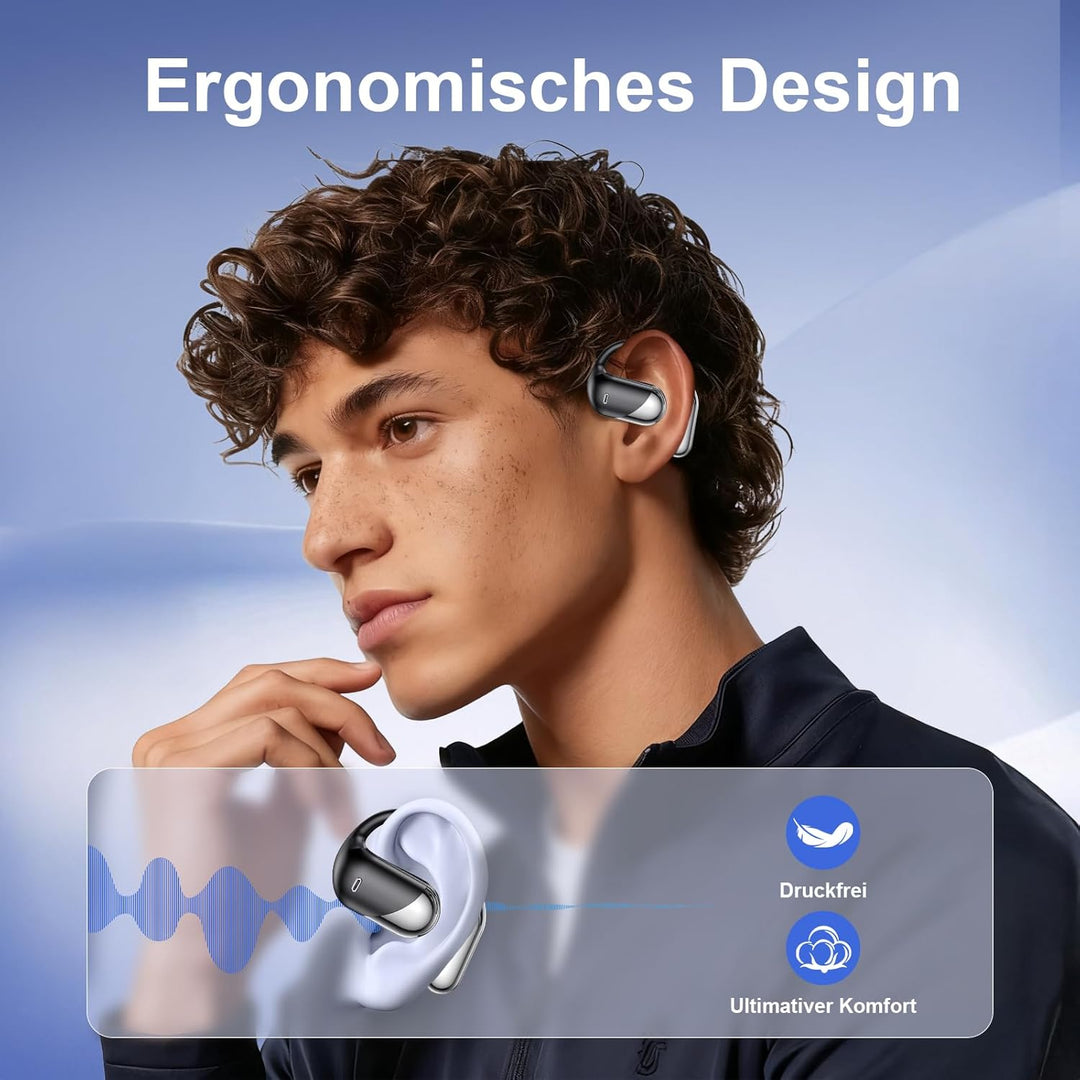 AI Übersetzung Ohrhörer Echtzeit, Übersetzer Kopfhörer 164 Sprachen & Akzente, Audifonos Traductores