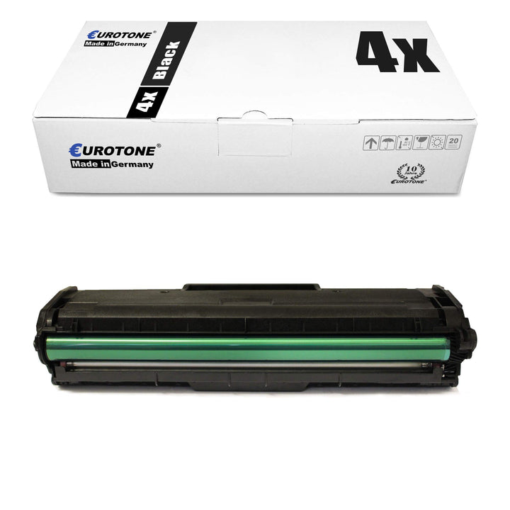 4X Müller Printware Toner für Samsung SCX 3400 3401 3405 FW F W ersetzt MLT-D101S 4x Black, 4x Black
