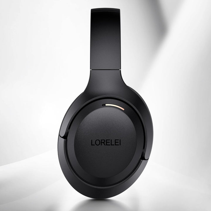 LORELEI QC60 Hybrid Active Noise Cancenlling Headphones,Wireless Over Ear Bluetooth Headsets with Mi