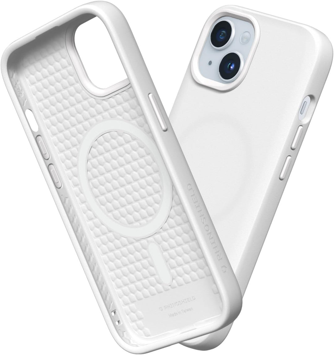 RhinoShield Case kompatibel mit [iPhone 15 Plus] | SolidSuit - MagSafe-kompatibel -Stossdämpfende &