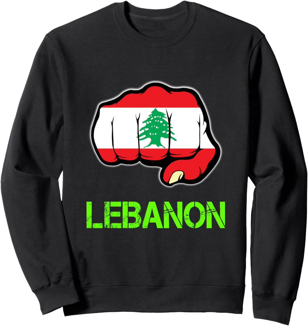 Libanon, Libanon-Flagge, Flagge des Libanons. Sweatshirt