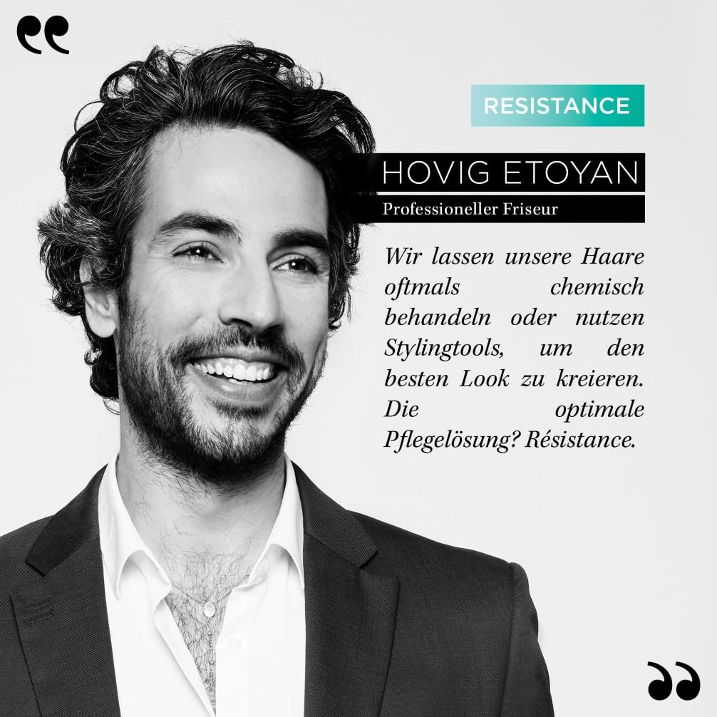 Kérastase, Résistance, Pflegeroutine mit Shampoo, Haarmaske und Haarserum, Für sehr geschädigtes und