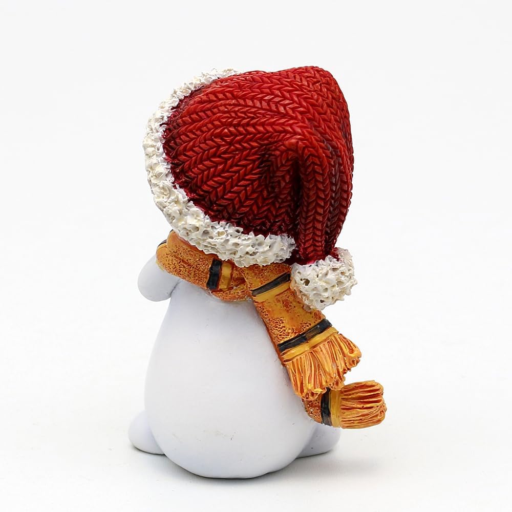 Schneekinder - Nichts hören, sehen, Sagen - mit Mütze und Schal in orange, grün und rot, als 3er Set