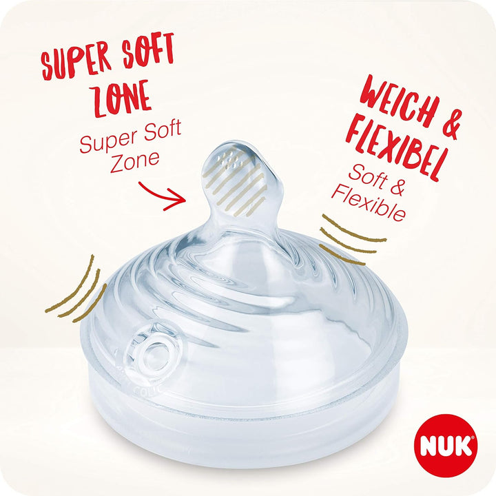 NUK Nature Sense Handmilchpumpe | Still-Set mit Handmilchpumpe, Babyflaschen &amp; Ultra Dry Comfort Sti