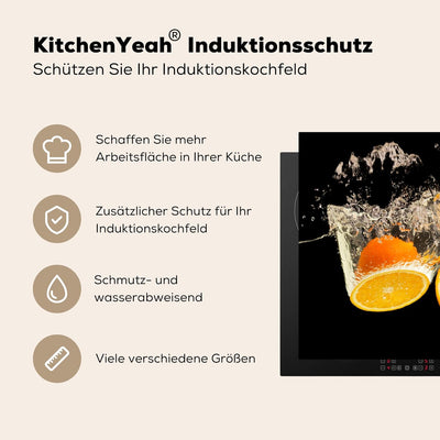 KitchenYeah© Herdabdeckplatte Einteilig Küche Abdeckplatte für Ceranfeld Abdeckung Induktionskochfel