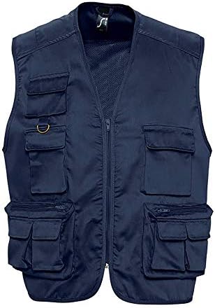 WILD - Unisex Multipocket Weste, Noir