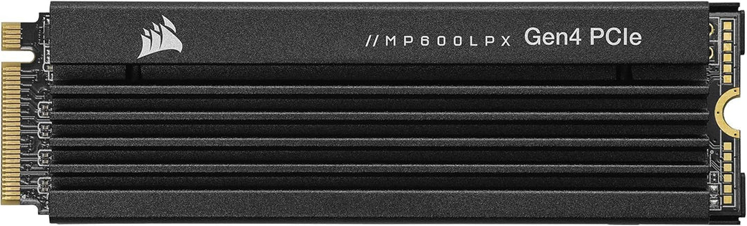Corsair MP600 PRO LPX M.2 NVMe PCIe x4 Gen4 SSD, 1 TB, optimiert für PS5 Black, 1 Stück 1 TB Schwarz
