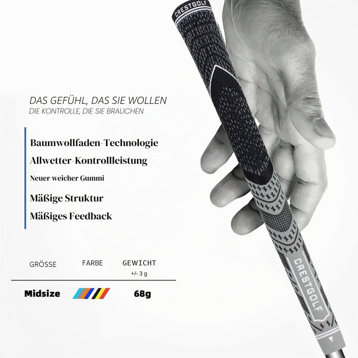 CRESTGOLF Golfgriffe Aktualisierte Multi-Compound-Golfgriffe für Golfschläger, Golf Grips Set mit 13