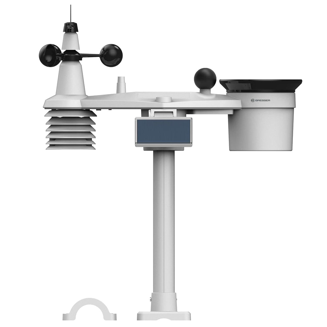Bresser 9-in-1 MeteoChamp HD WLAN-Wetterstation mit solarbetriebenem Multisensor, Luftqualitätsanzei