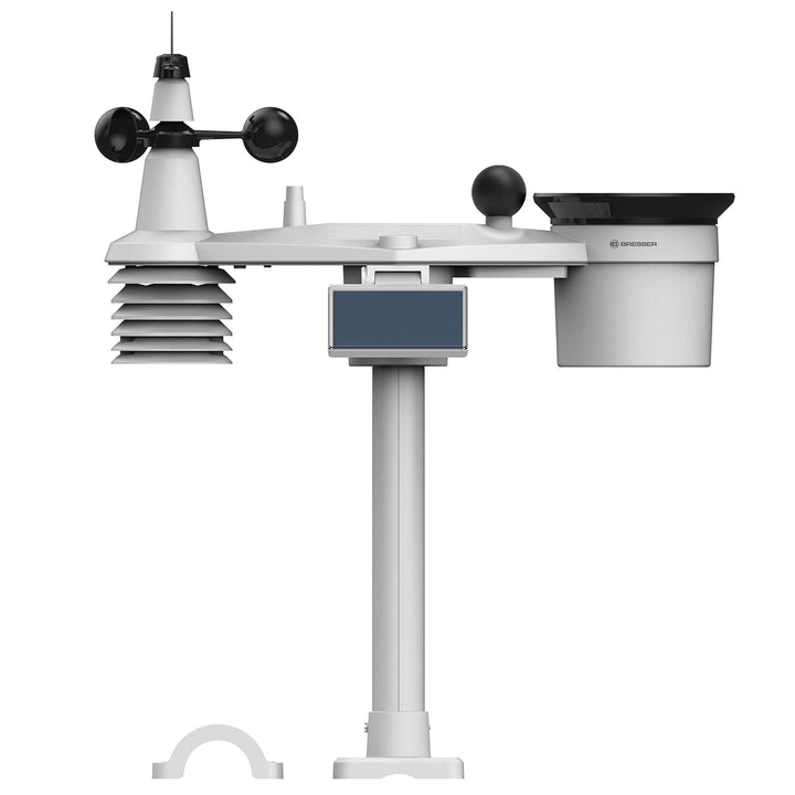 Bresser 9-in-1 MeteoChamp HD WLAN-Wetterstation mit solarbetriebenem Multisensor, Luftqualitätsanzei