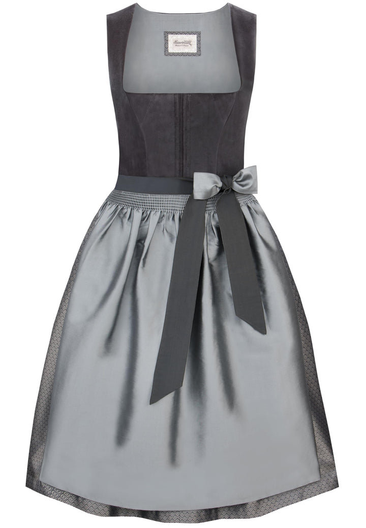 Stockerpoint Damen Dirndl Gloria Kleid für besondere Anlässe 42 Graphit, 42 Graphit