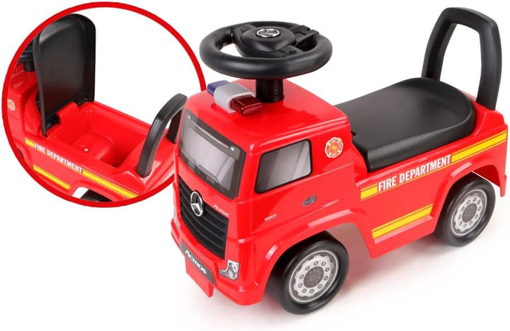 TURBO CHALLENGE - Mercedes Actros Feuerwehrmann – Lauflernhilfe – 119300 – Freiräder – Rot – max. 23