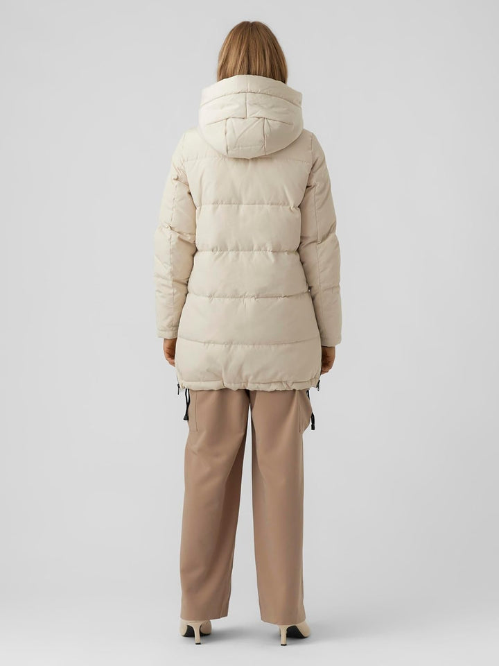 VERO MODA Female Jacke VMOSLO Daune Jacke | Jacket L Oatmeal, L Oatmeal