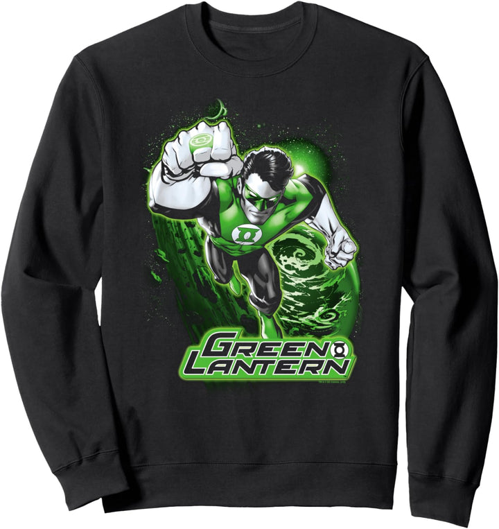 Green Lantern Green & Gray Sweatshirt