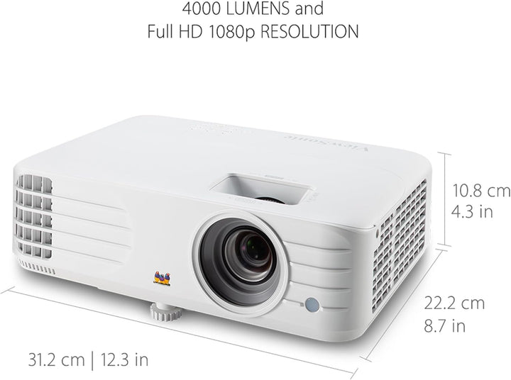 Viewsonic PG706HD Business DLP Beamer Full-HD, 4.000 ANSI Lumen, HDMI, USB, 10 Watt Lautsprecher, 1.