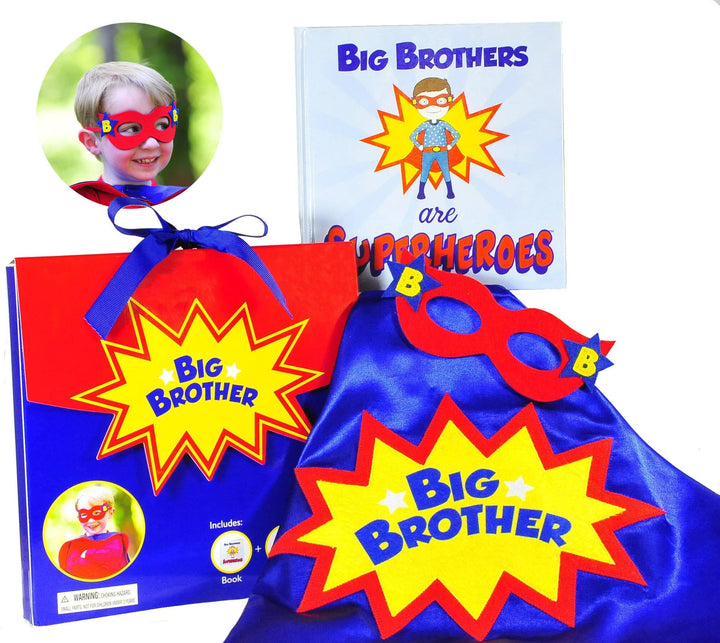 FENRIR Tickle & Main - Big Brother Gift Set - 3 Piece Set Includes Big Brothers Are Superheroes Book